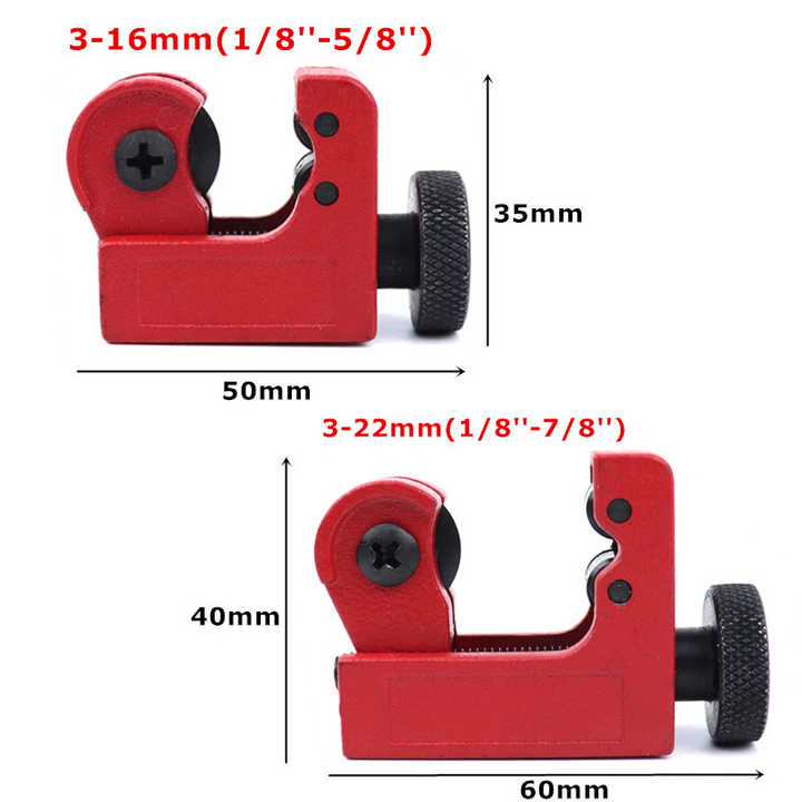 Picture of Tube Cutter Cutting Tool Copper Brass Aluminium Plastic Tube Shear Pipe Cutter for 3-16/3-22mm Mini