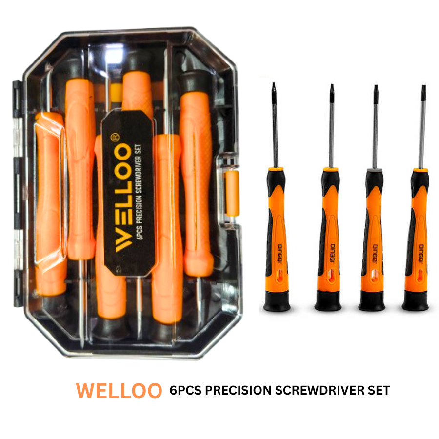 Picture of WELLOO 6Pcs Precision Screwdriver Set For Laptop,Mobile Phone Usage SCT02006