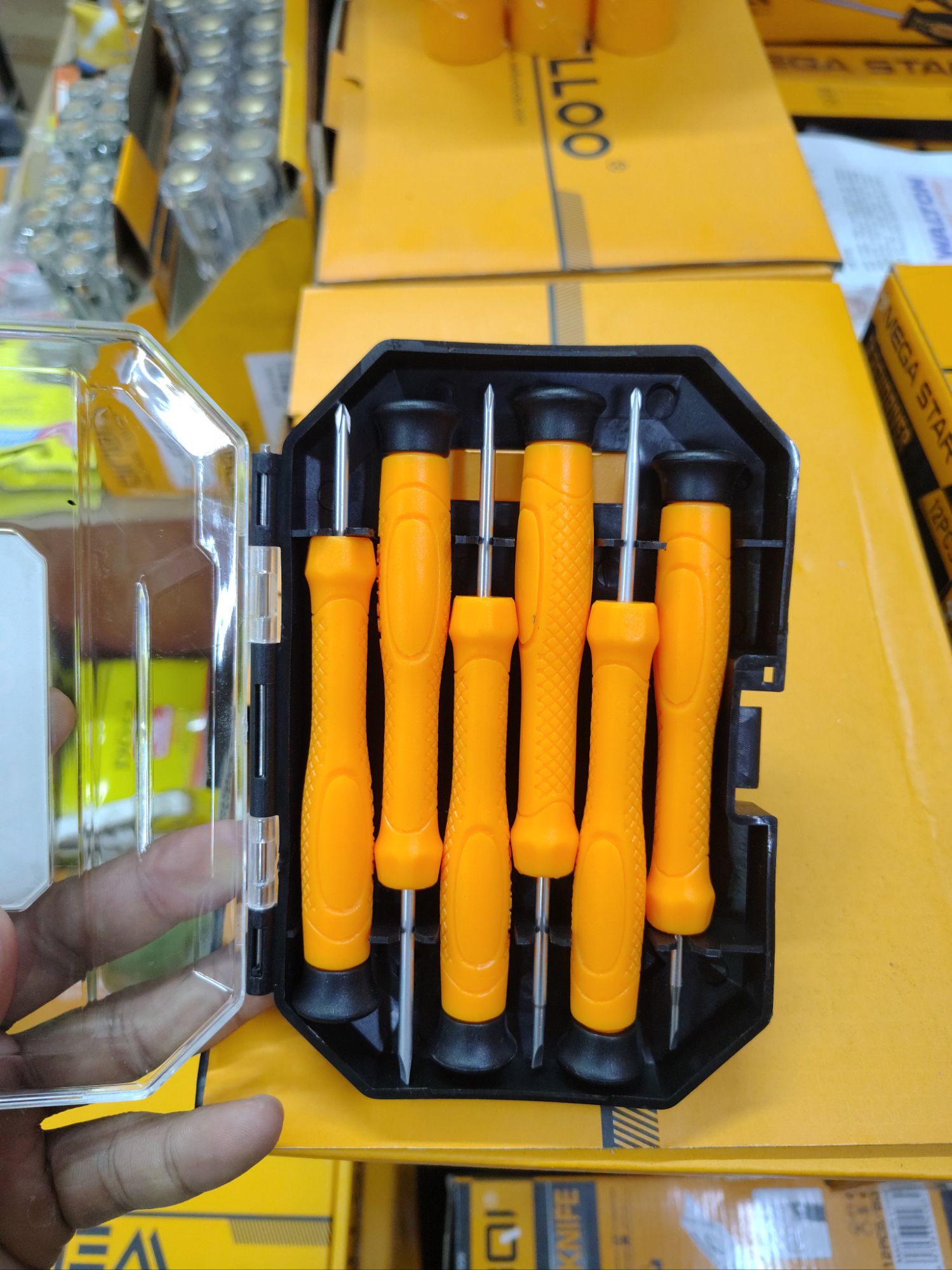 Picture of WELLOO 6Pcs Precision Screwdriver Set For Laptop,Mobile Phone Usage SCT02006