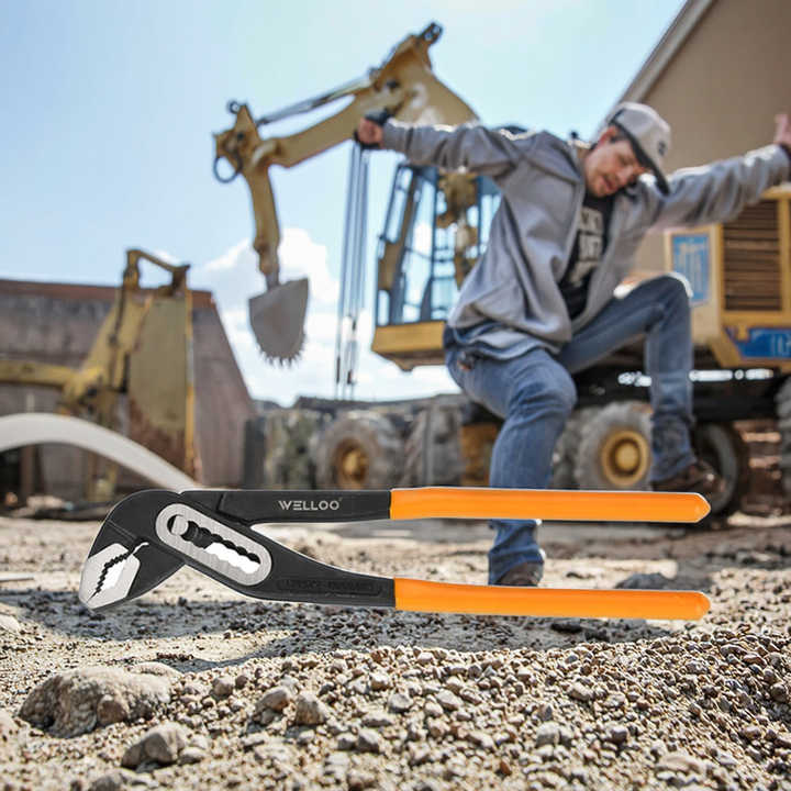 Picture of WELLOO HPP24250 High Quality Hand Tools Carbon Steel Chrome Vanadium Professional Water Pump Plier