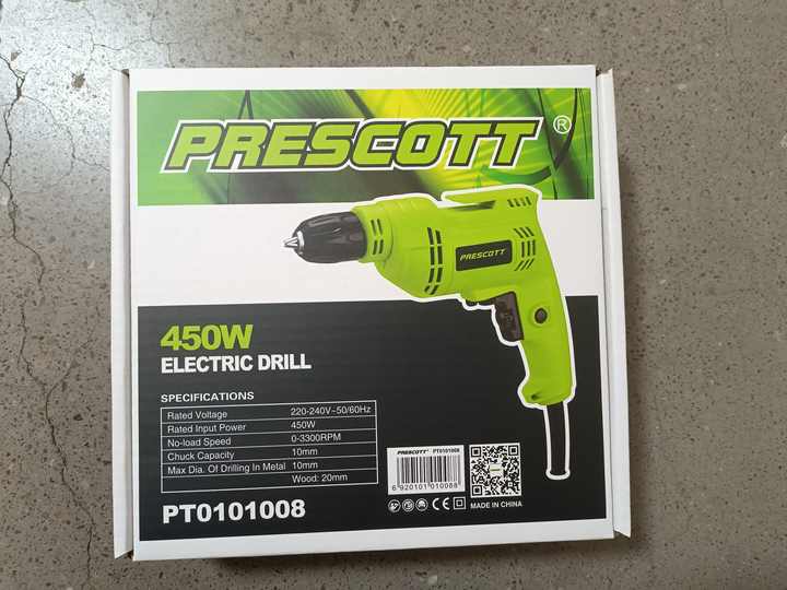 Picture of PRESCOTT 10mm PT0101008 High Power Electric Power Tools Woodworking Impact Drill Electric Drill