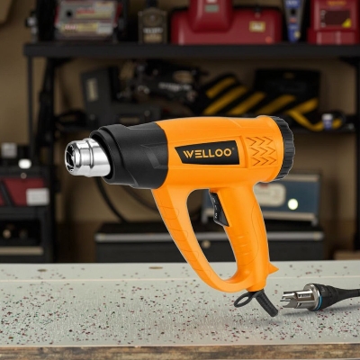 Picture of WELLOO HGT41200A 2000W Industrial Grade Dual Temperature Electric Hot Air Blower Adjustable for Heat Gun