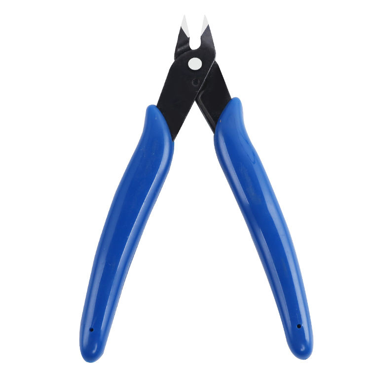 Picture of YTH 170mm Mini Steel Diagonal Pliers DIY Edge Scissors with Anti-Slip Rubber Flat Scissors for Cutting OEM Customizable
