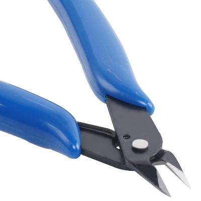 Picture of YTH 170mm Mini Steel Diagonal Pliers DIY Edge Scissors with Anti-Slip Rubber Flat Scissors for Cutting OEM Customizable