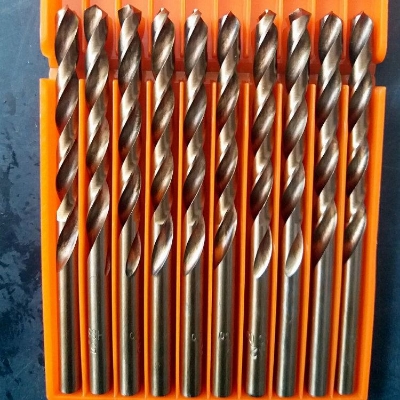 Picture of 3/16 Hss Cobalt Drill Bits Hss Drill Bits Metal for Metal and Stainless Steel Drilling 10pcs