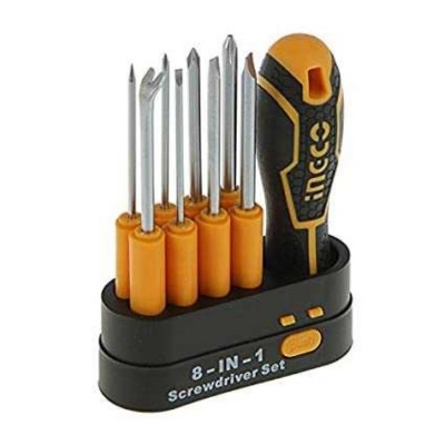Picture of Professional 8 IN 1 SCREWDRIVER SET INGCOO -AKISD0901