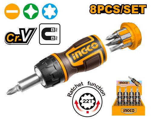 Picture of 🔧 Professional 8 in 1 Stubby Screwdriver Set – AKISDS0708