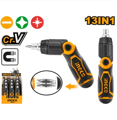 Picture of 🔧 13-in-1 Ratchet Screwdriver Set CR-V Folding Handle – AKISD1208