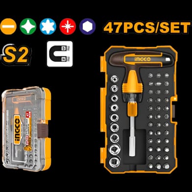 Picture of Industrial 47pcs T-Handle Wrench Screwdriver Set HKSDB0478