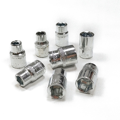 Picture of 10PCS 1/4'' Ratchet Socket Wrench Set Carbon Steel Hardware Tool for Car Boat Motorcycle Bicycle Repair OEM Factory Wholesale