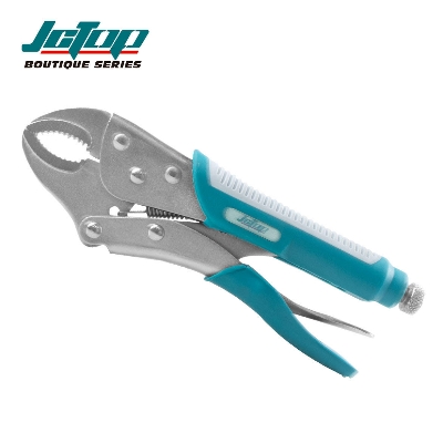 Picture of 🛠️ JCTOP 10 Inch CRV Tool Vice Grip – Automatic Curved Serrated Jaw Locking Pliers (BC0110)