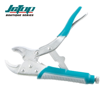Picture of 🛠️ JCTOP 10 Inch CRV Tool Vice Grip – Automatic Curved Serrated Jaw Locking Pliers (BC0110)