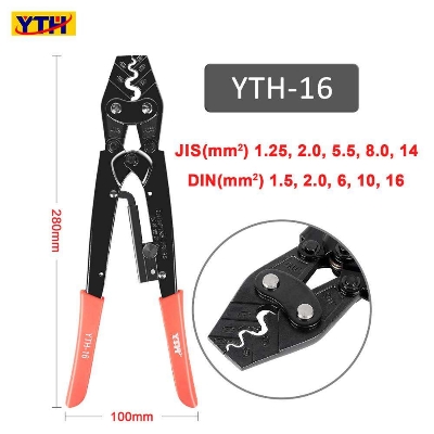 Picture of 🔌YTH-16 Ratchet Crimping Tools Crimping Pliers Cable 1.5-16mm Multifunction Clamps Terminal Electrician Tool Pliers