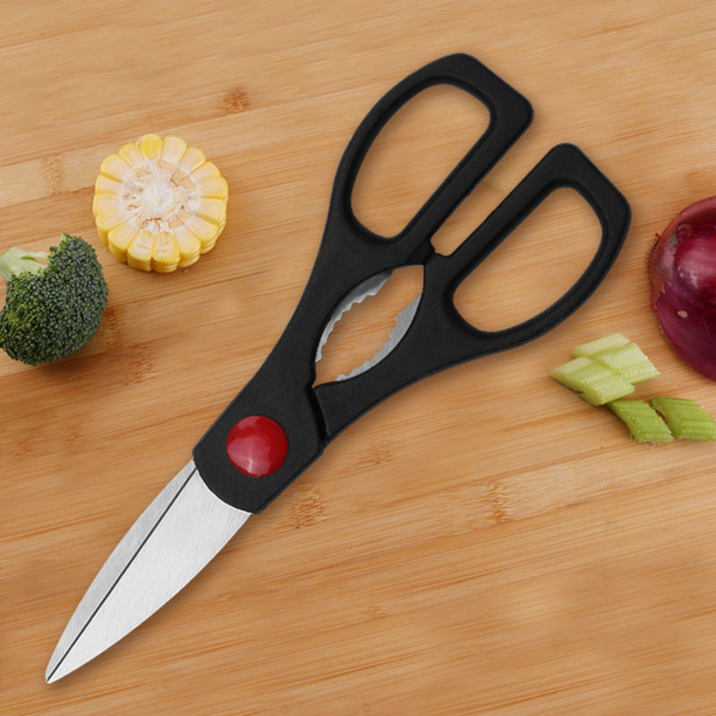 Picture of Wholesale Direct Supply Heavy-Duty Stainless Steel Kitchen Scissors Multi-Purpose for Home Use Korean BBQ Meat Cutting-CFJ-001