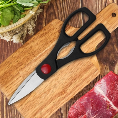 Picture of Wholesale Direct Supply Heavy-Duty Stainless Steel Kitchen Scissors Multi-Purpose for Home Use Korean BBQ Meat Cutting-CFJ-001