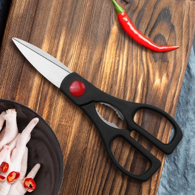 Picture of Wholesale Direct Supply Heavy-Duty Stainless Steel Kitchen Scissors Multi-Purpose for Home Use Korean BBQ Meat Cutting-CFJ-001
