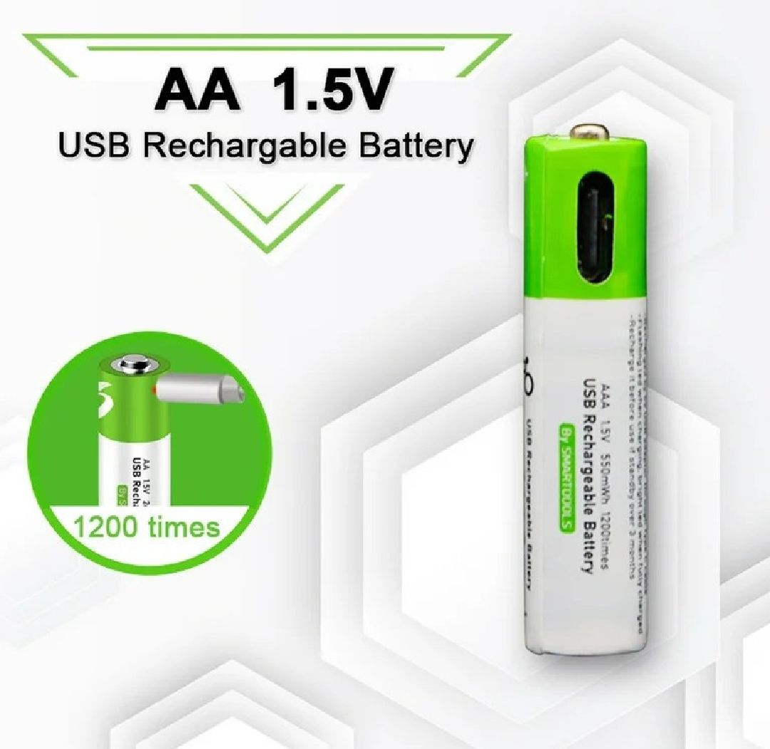 Picture of 🔋 SmartTools RB40 AA 1.5V 2600mAh Rechargeable Battery – 4pcs Set