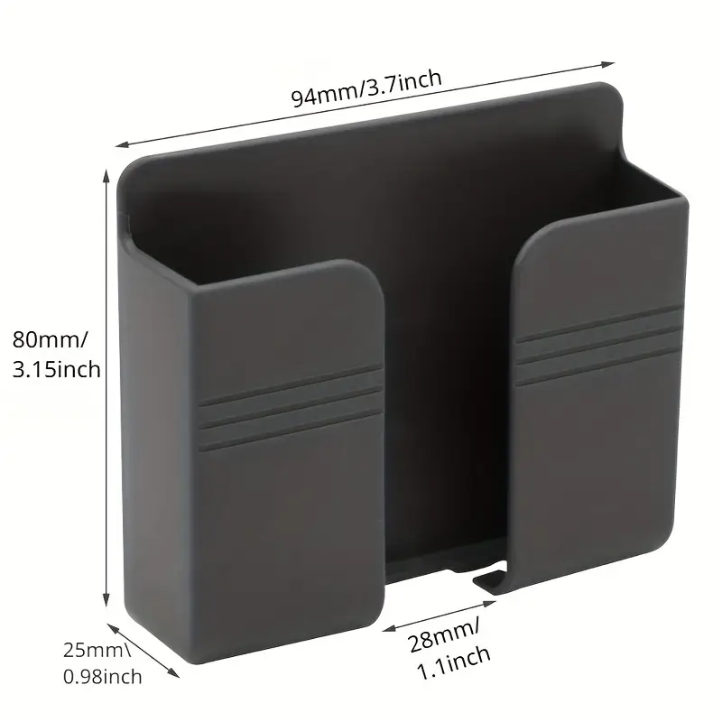 Picture of 📦Multi-function Wall Mounted Organizer Holder, Storage Box, Remote Control, Mobile Phone Plug, Home 1 pcs