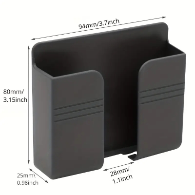 Picture of 📦Multi-function Wall Mounted Organizer Holder, Storage Box, Remote Control, Mobile Phone Plug, Home 1 pcs