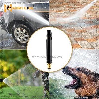 Picture of Water Spray Gun for Car Wash Garden Home Garden Hose Pipe Spray Gun 1/2 Inch Adjustable High Pressure Water Gun Nozzle for Car Wash Multi Use - KaberTrade