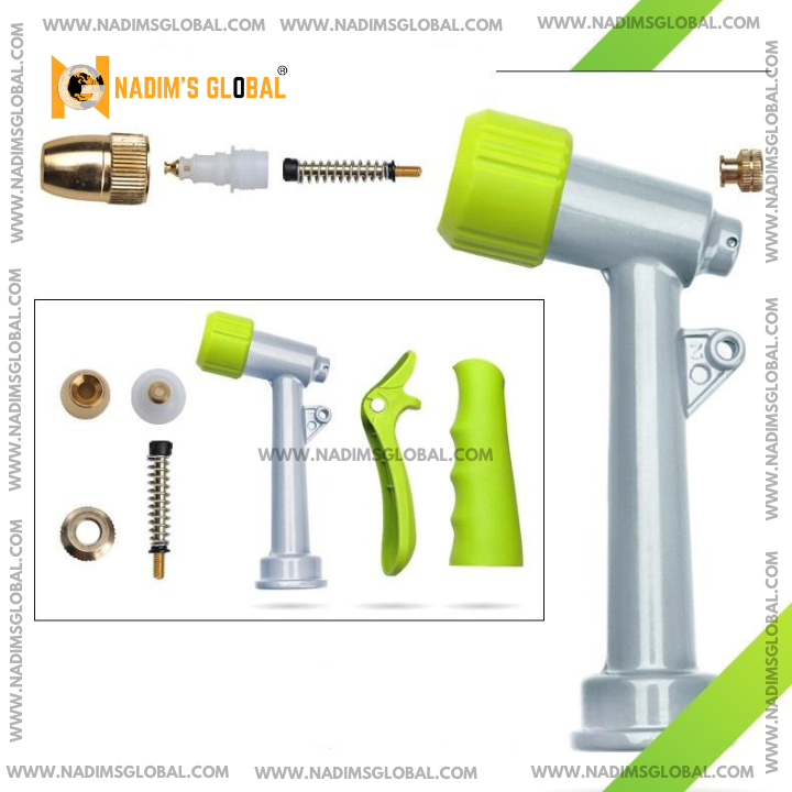 Picture of 4PC 4 FUNCTION HOSE PIPE GARDEN SPRAY GUN HOSE PIPE NOZZLE WATERING SET