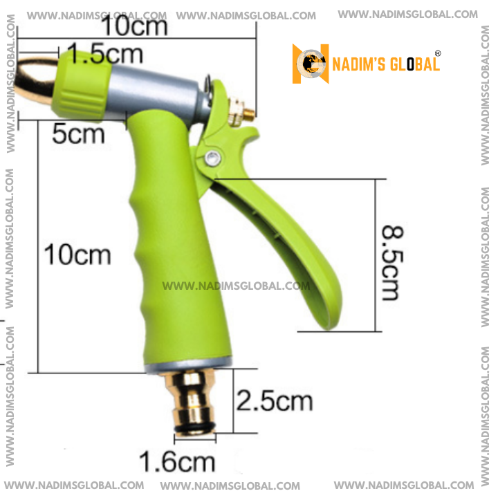 Picture of 4PC 4 FUNCTION HOSE PIPE GARDEN SPRAY GUN HOSE PIPE NOZZLE WATERING SET