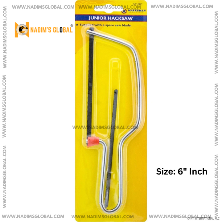 Picture of Junior Hacksaw 6 Inch – Durable Mini Hand Saw with Spare Blade