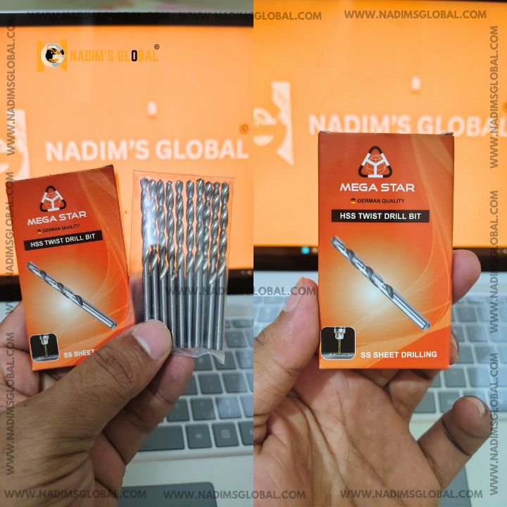 Picture of 9/64 Iron Drill Bit – 10pcs Pack | Durable High-Speed Drill Bits for Metal, Wood & Plastic