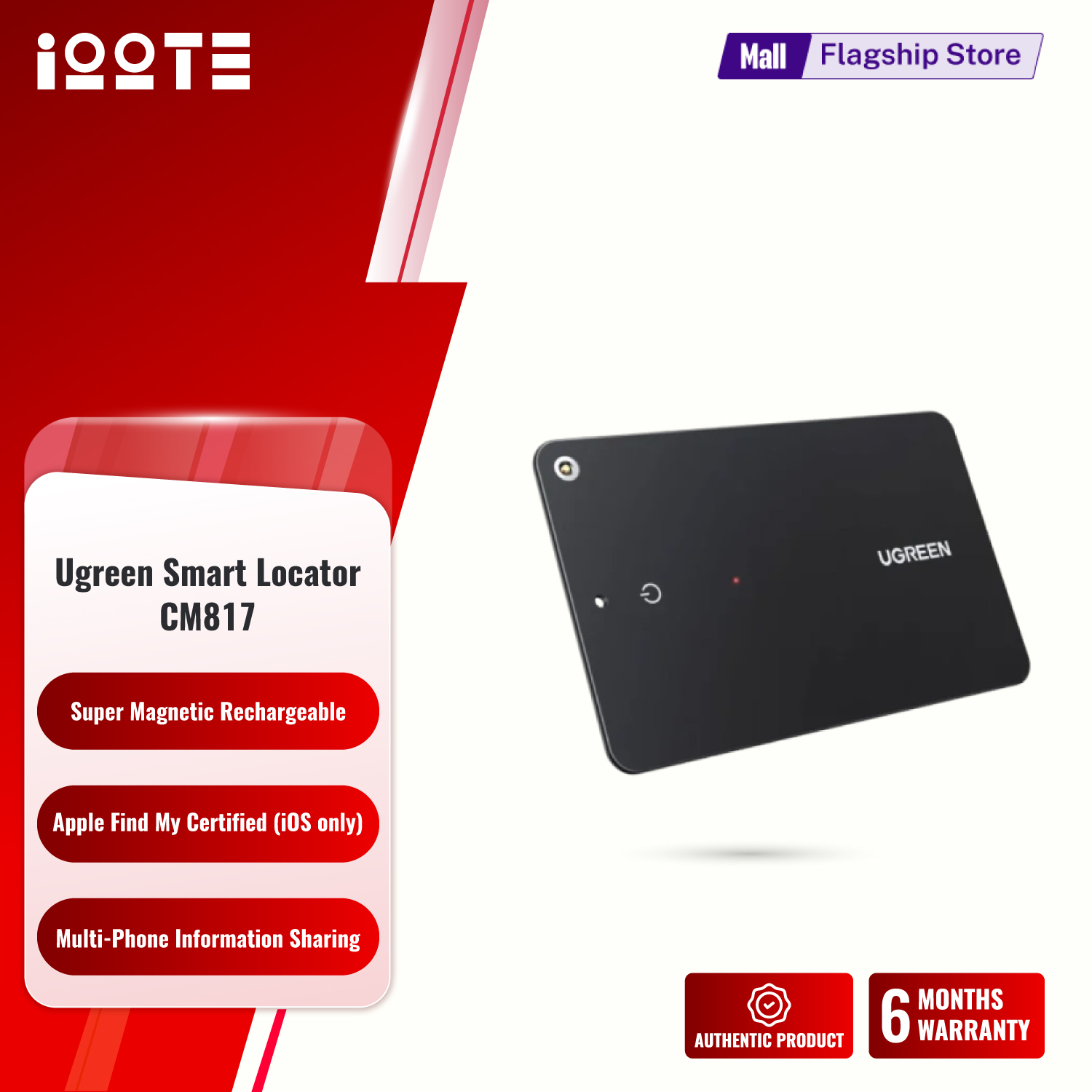 Picture of UGREEN FineTrack Slim Smart Finder (CM817)