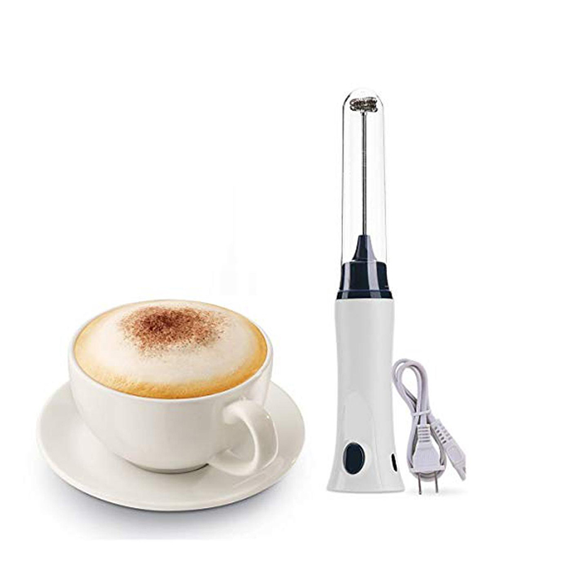 Picture of Rechargble Hand Liquid Mixer and coffee maker juice maker-White