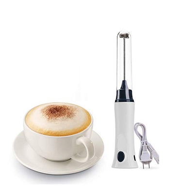 Picture of Rechargble Hand Liquid Mixer and coffee maker juice maker-White