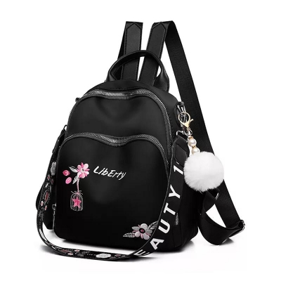 Picture of Fashion Women Oxford Cloth Backpack Embroidered Shouler Bags Anti Theft Waterproof Daily Travel Back Pack Ladies Bagpack - School Bag For Girls - School Bag For Girls - College Bag For Girls