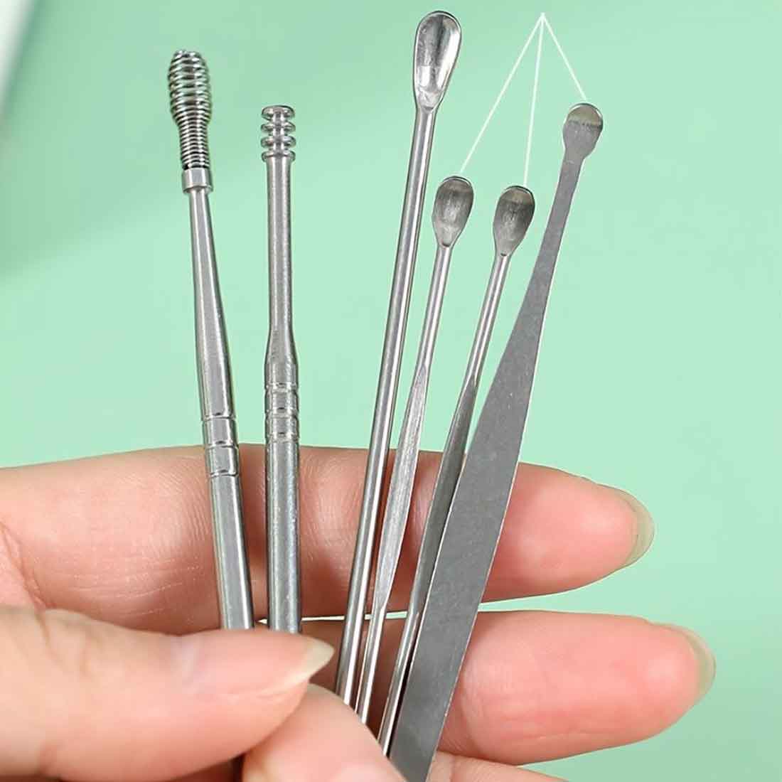 Picture of Earwax Removal Ear Cleaning Kit 6pcs Ear Wax Cleaner Tool Set