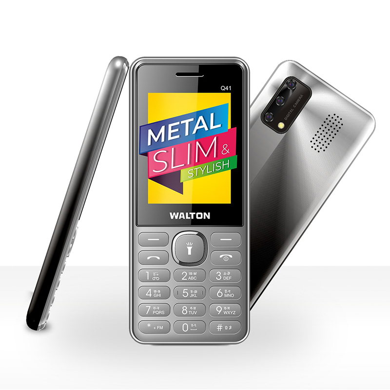 Picture of Walton Q41  Metal Frame | Gradient Design Feature Phone with Digital Camera, Flash Light, Large Battery and Super Durable (Multicolor)