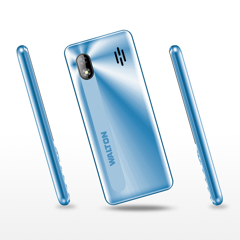 Picture of Walton S35 Metal Frame | Gradient Design Feature Phone with 2.8'' big Display Digital camera, Flash Light, Memory card support upto 32 Gb (Multicolor)