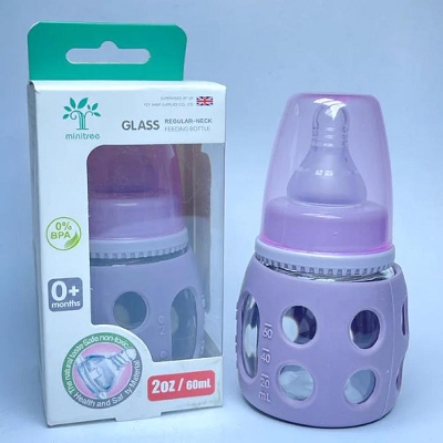Picture of 60 ml minitree glass milk feeder for (0-6) months baby