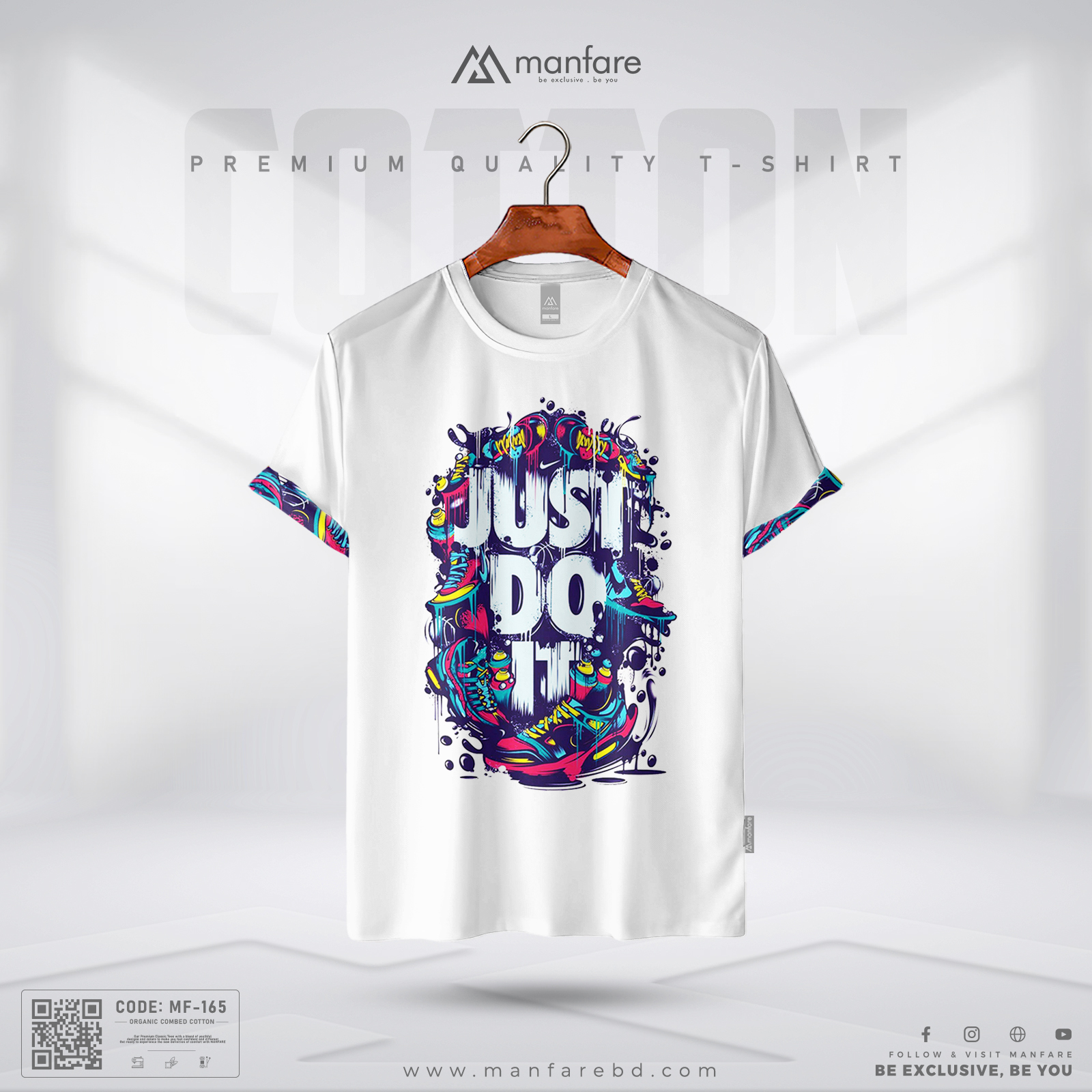 Picture of Just Do It  - Manfare'S Premium Casual T-Shirt For Men - T Shirt For Man I MF-165