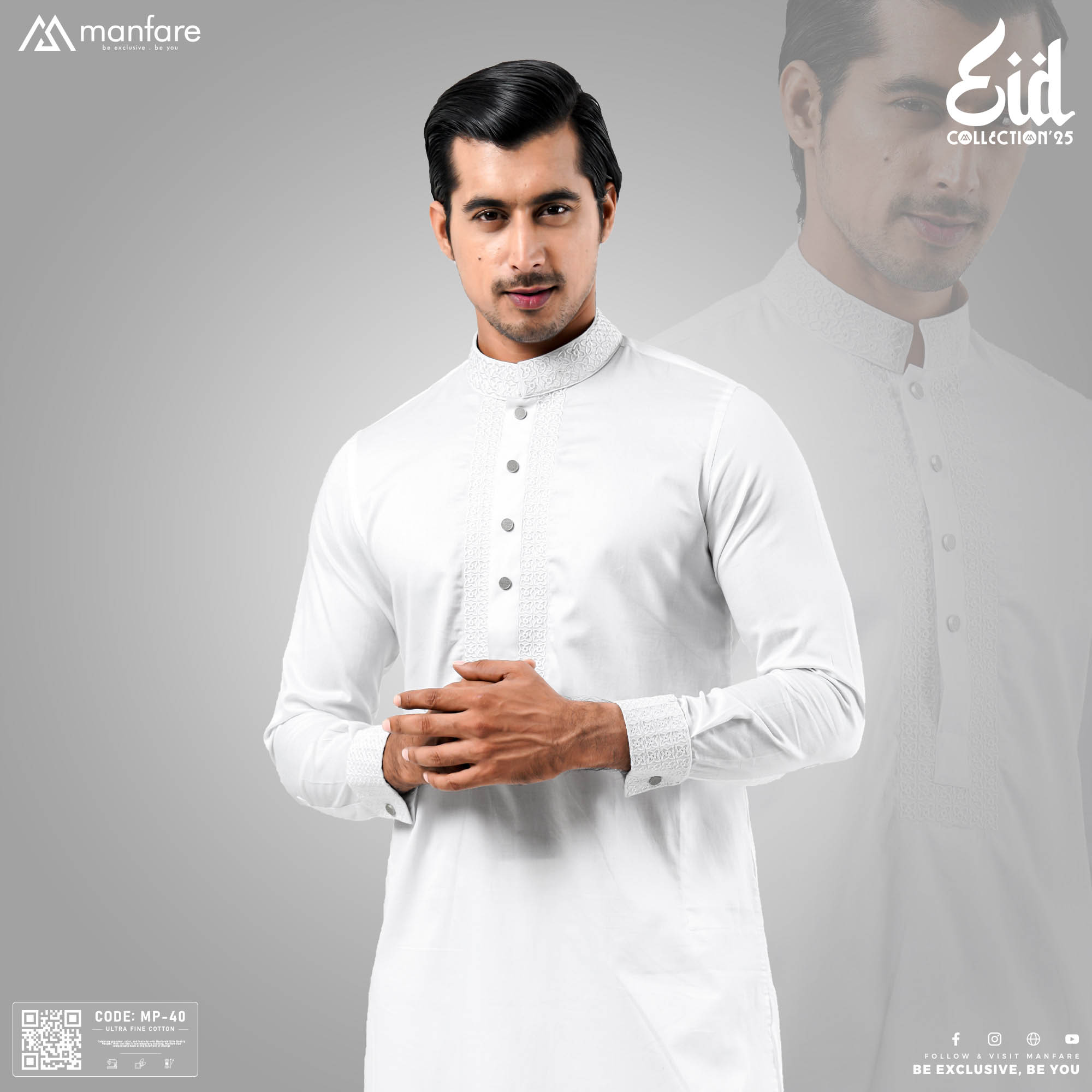 Picture of Manfare's ELITE Quality Embroidered Panjabi For Men I MP-40