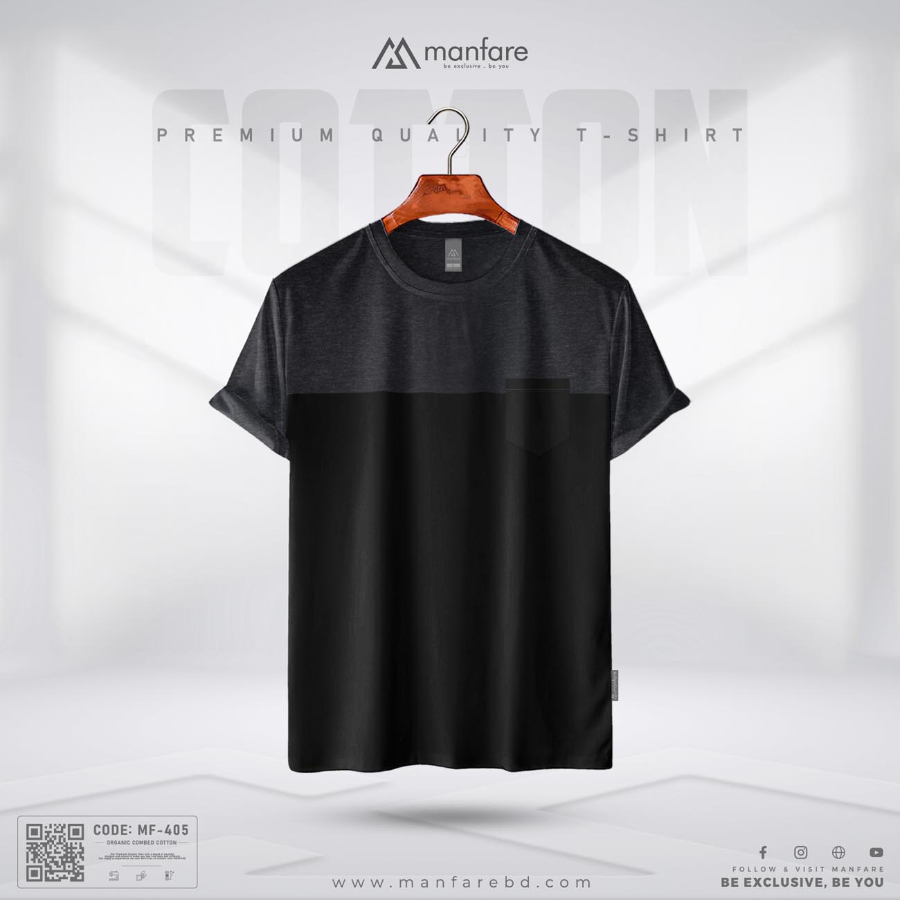 Picture of Manfare'S Premium Quality Stylish T Shirt For Man-MF-405