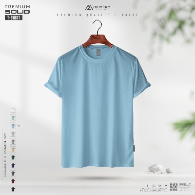 Picture of Manfare's Premium Solid T Shirt - Tourquise I MF-431