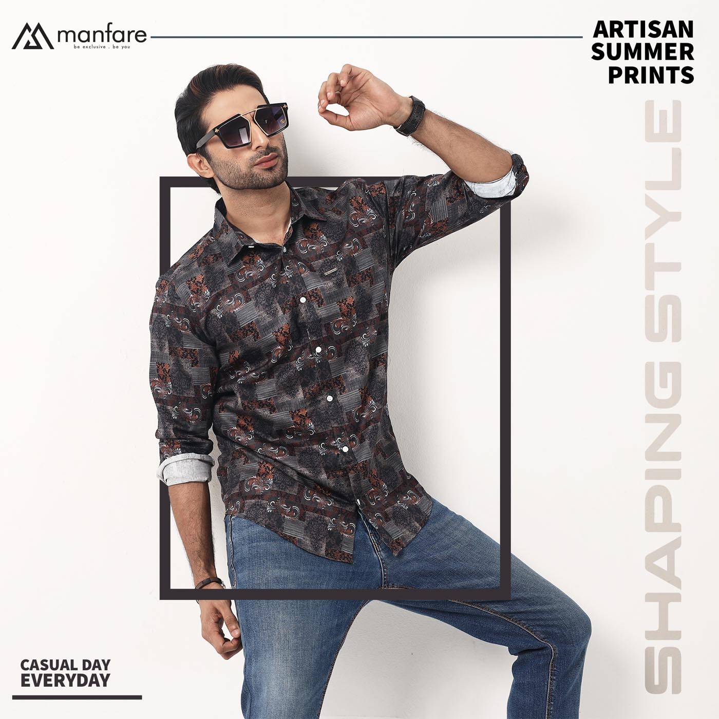 Picture of Manfare’s Premium Digital Printed Shirt For Men I MS-27