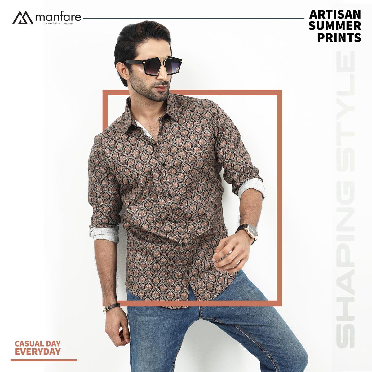 Picture of Manfare’s Premium Digital Printed Shirt For Men I MS-25