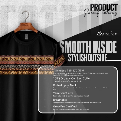 Picture of Manfare's Premium Quality Combed Cotton T-Shirt I MF-506