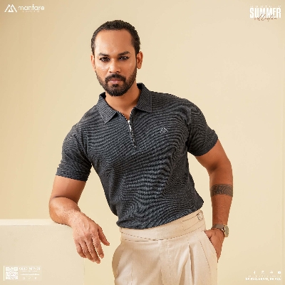 Picture of Manfare Premium Zipper Polo For Men | MFP-33
