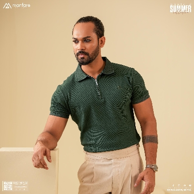 Picture of Manfare Premium Zipper Polo For Men | MFP-32