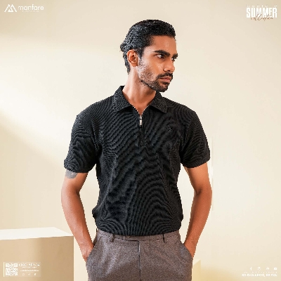 Picture of Manfare Premium Zipper Polo For Men | MFP-34