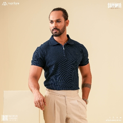 Picture of Manfare Premium Zipper Polo For Men | MFP-30