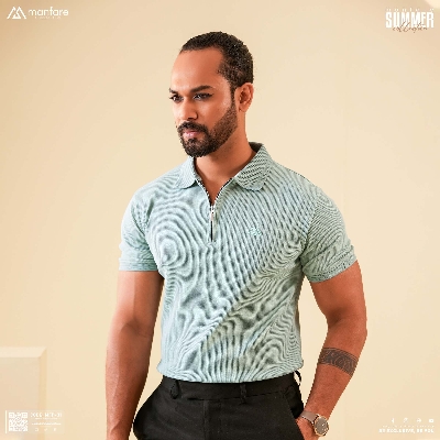 Picture of Manfare Premium Zipper Polo For Men | MFP-31