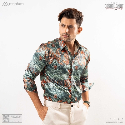 Picture of Premium Casual Printed Shirt For Men I MS-92