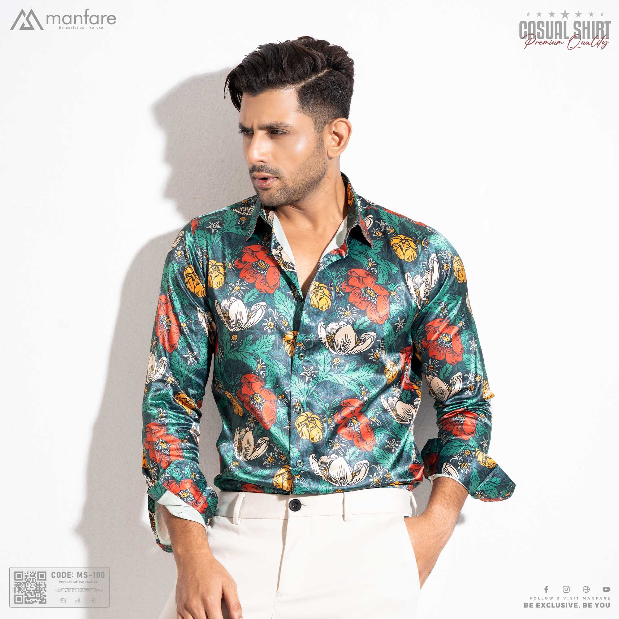 Picture of Premium Casual Printed Shirt For Men I MS-100